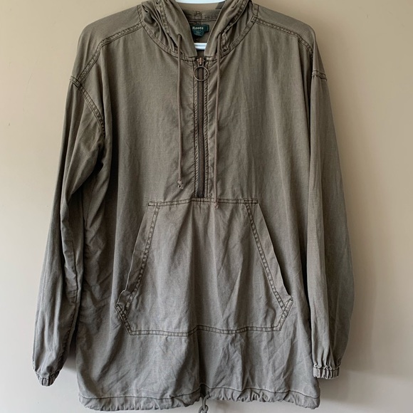 Roots Lose Half-Zip Hemp Light Shirt - Small - Picture 2 of 7